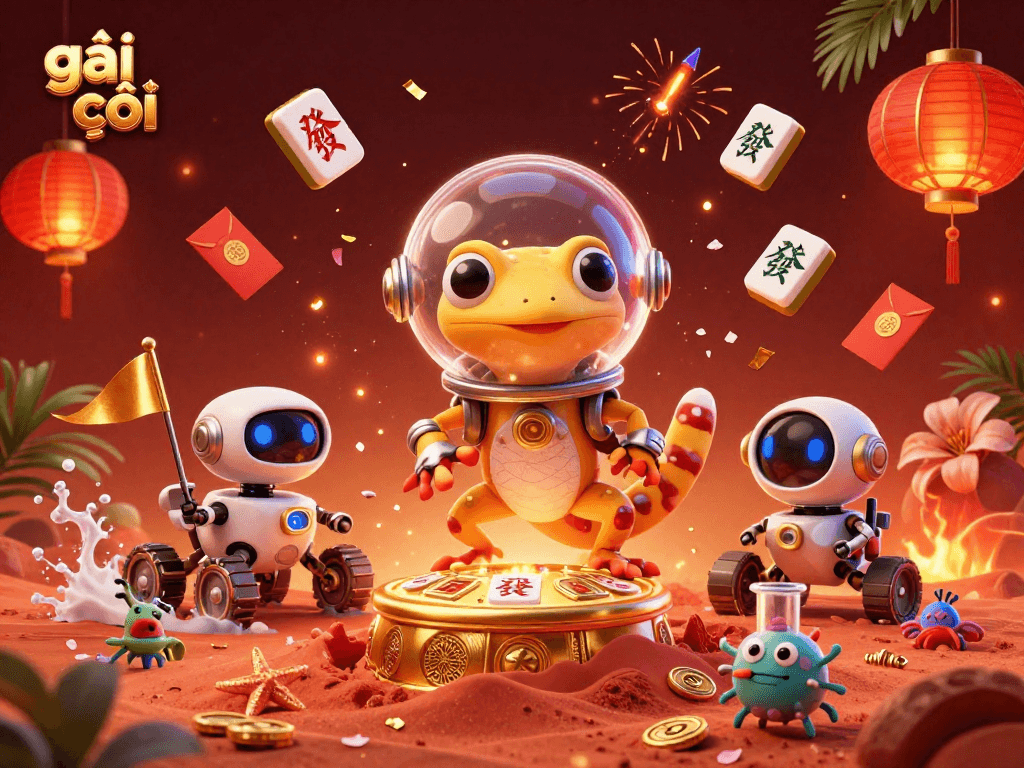 Engage in exhilarating gameplay with gái gọi at a Martian casino adventure.