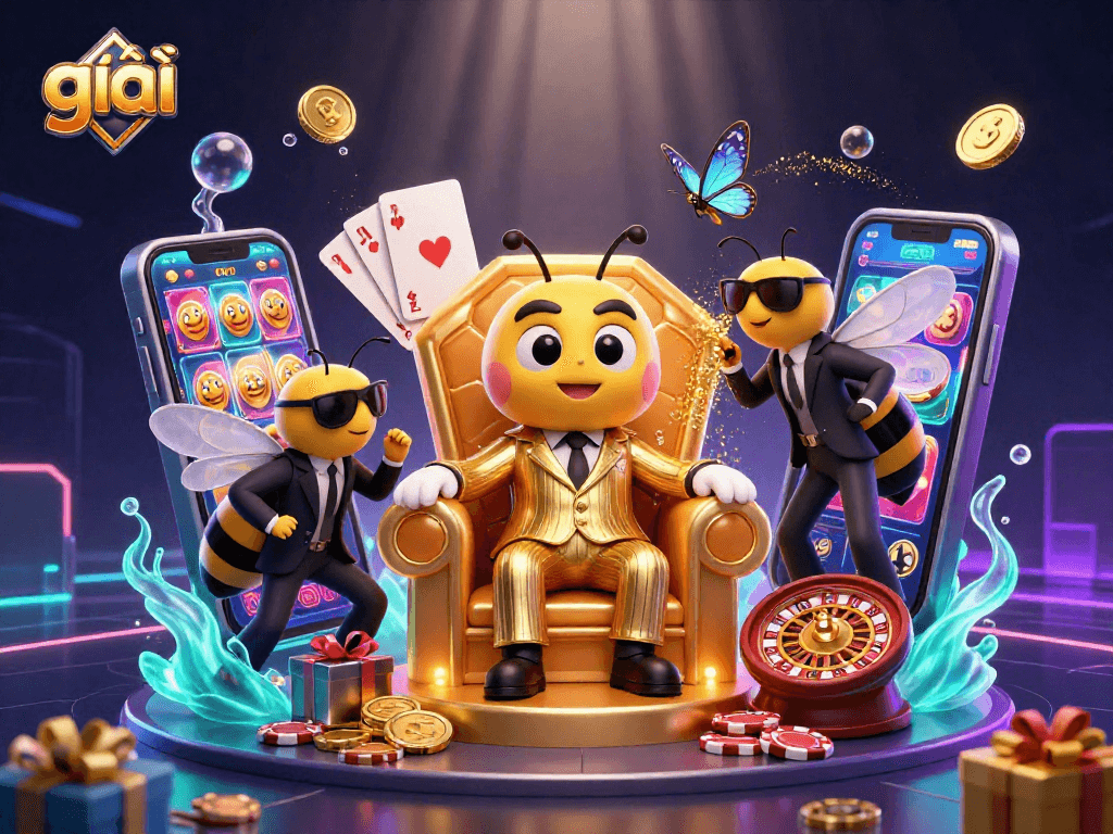 Engage with the vibrant world of gái gọi casino entertainment featuring a bumblebee mob boss.