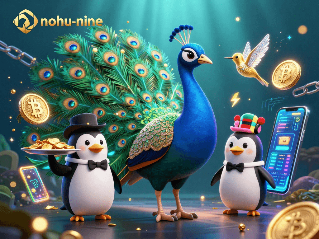 Join the excitement of nohu-nine with a captivating 3D scene showcasing vibrant casino elements.