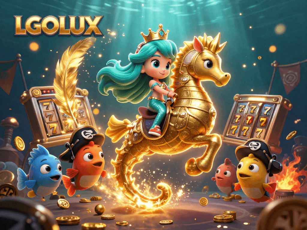Spin the reels to win with LGOLUX: A captivating mermaid casino adventure.