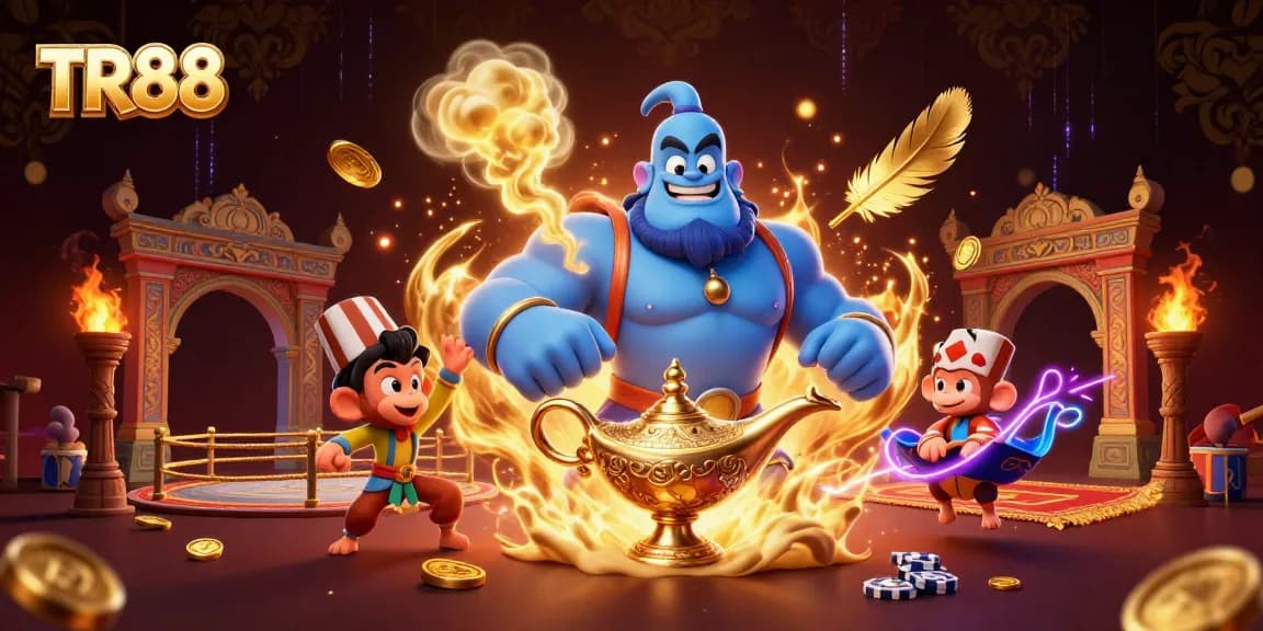 Experience thrilling gameplay at TR88 with vibrant casino elements and dynamic characters.