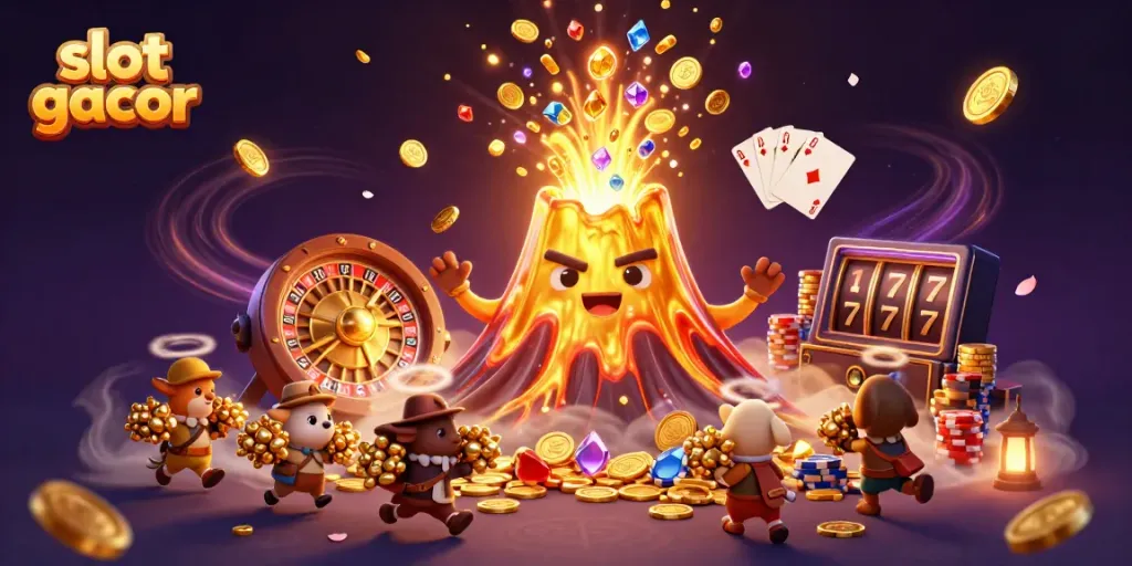 Experience slot gacor gameplay with thrilling animations of treasure and excitement
