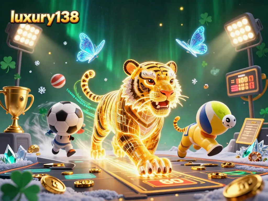 Evolusi tempat bermain online luxury138 dengan karakter simbolis dan elemen permainan menarik.