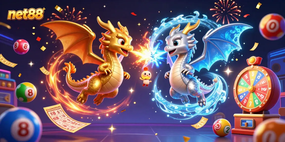 Experience the excitement of net88 with dynamic lottery elements and mythical dragons!