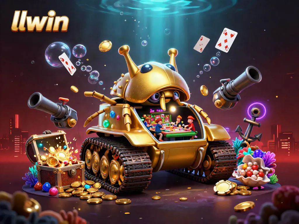 Engage in thrilling gameplay at llwin with a golden beetle tank casino bursting with excitement.