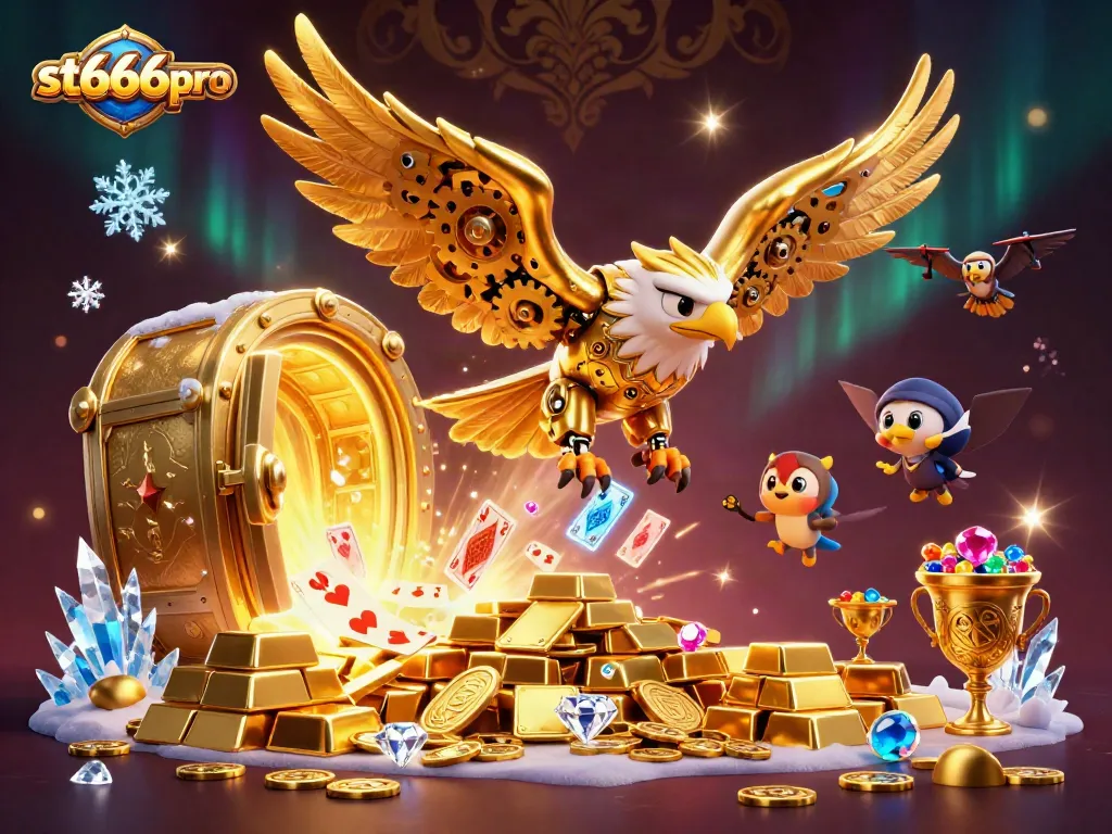 Play exciting games with st666pro's vibrant casino elements and golden treasures.