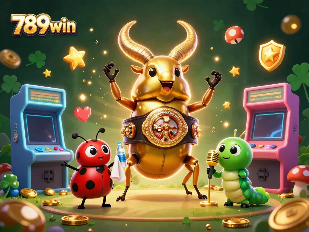 Experience thrilling casino action with 789win illustrated in a vibrant 3D scene featuring dynamic characters.