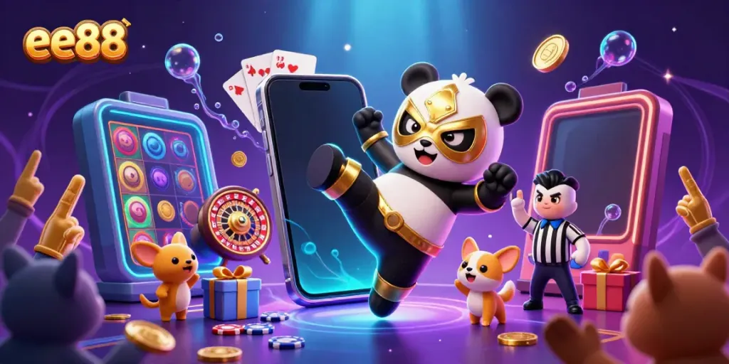 Experience exciting gameplay at ee88 with vibrant characters in a dynamic casino environment.