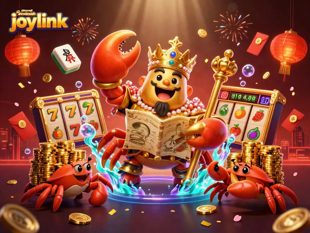 Claim exciting bonuses with free credit no deposit joylink in a vibrant casino themed illustration.
