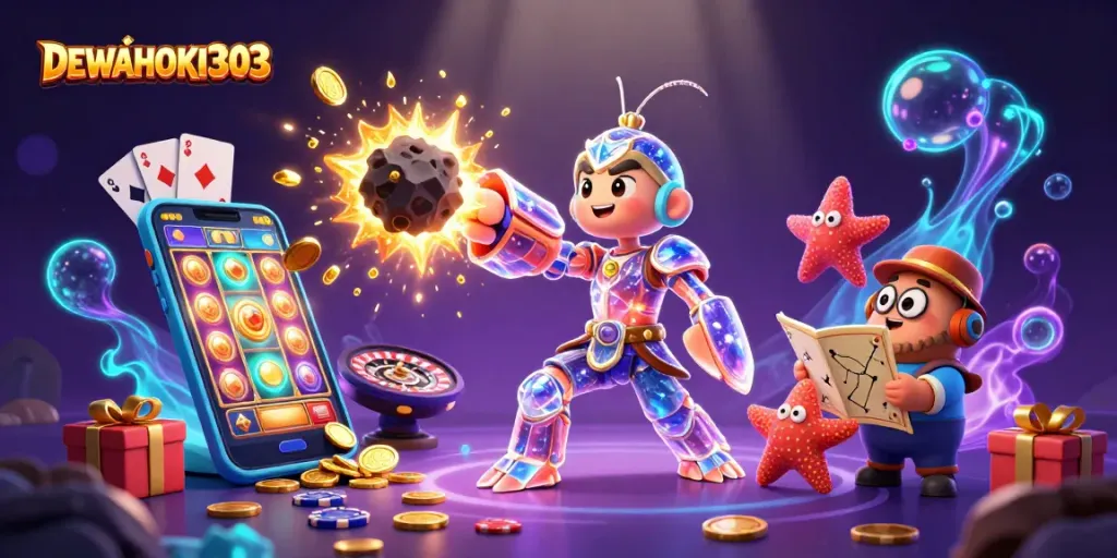 DEWAHOKI303 tawarkan pengalaman slot online menarik dengan karakter unik di dunia kasino.