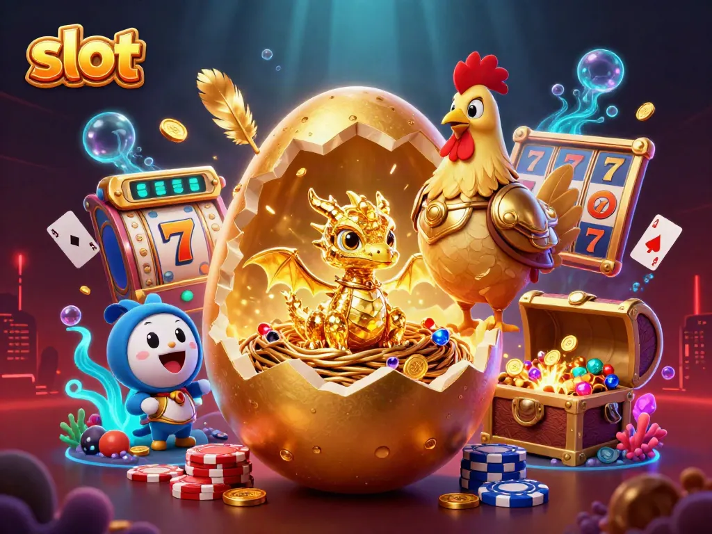 Experience thrilling slot excitement with vibrant casino elements and magical characters.