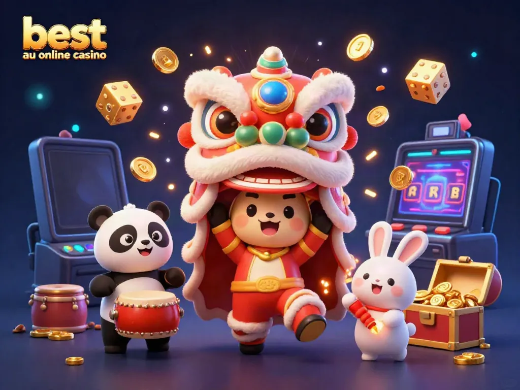 Experience exhilarating wins at the best au online casino with colorful 3D characters and dynamic gaming elements.