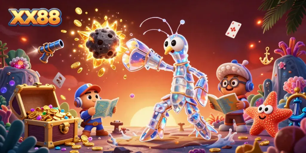 Experience thrilling gameplay at XX88 with gold coins and exciting 3D characters.