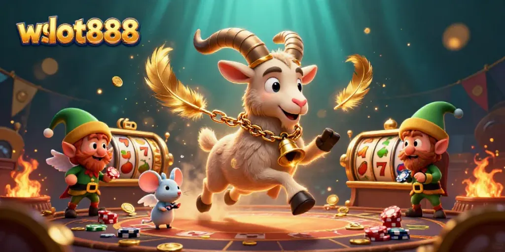 Raih jackpot di wslot888 dengan suasana kasino meriah dan karakter unik.