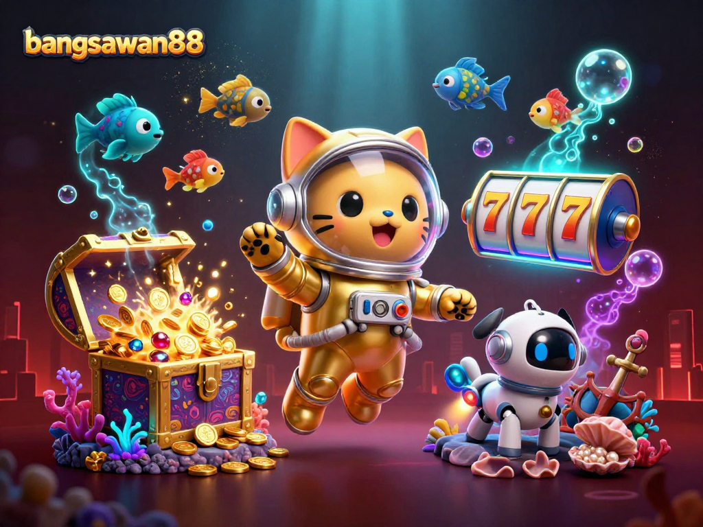 Explore thrilling gaming adventures with bangsawan88, featuring interactive slot reels and dynamic alien elements.
