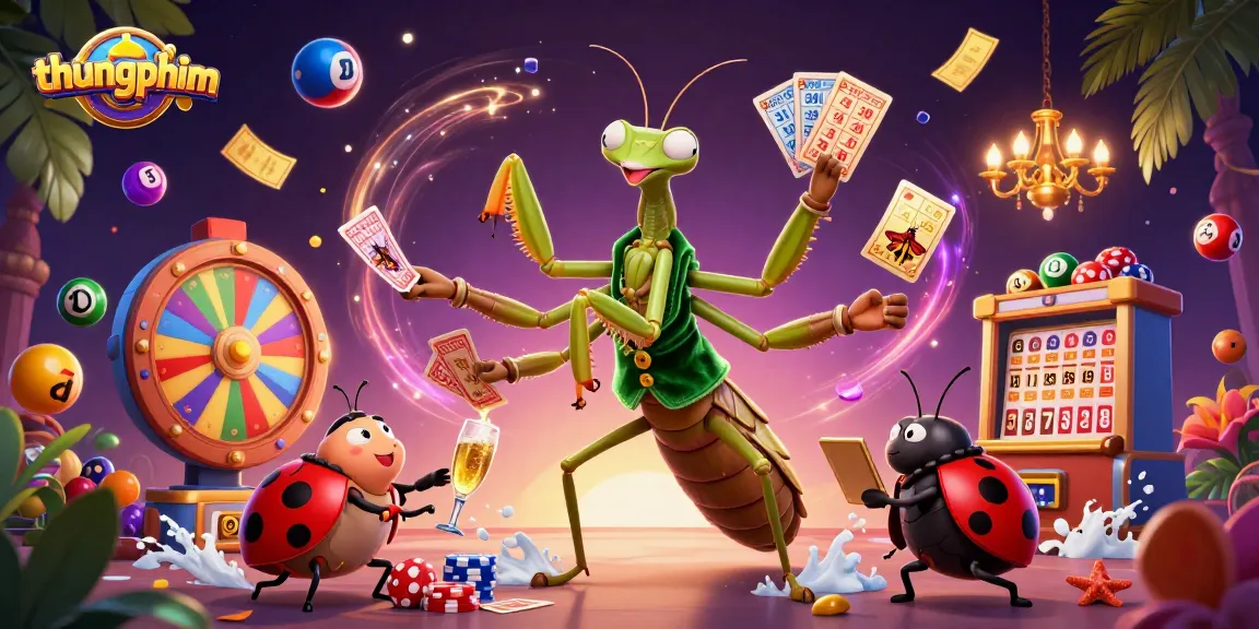 Join thungphim for an engaging lottery celebration with our vibrant animated characters and dynamic games.